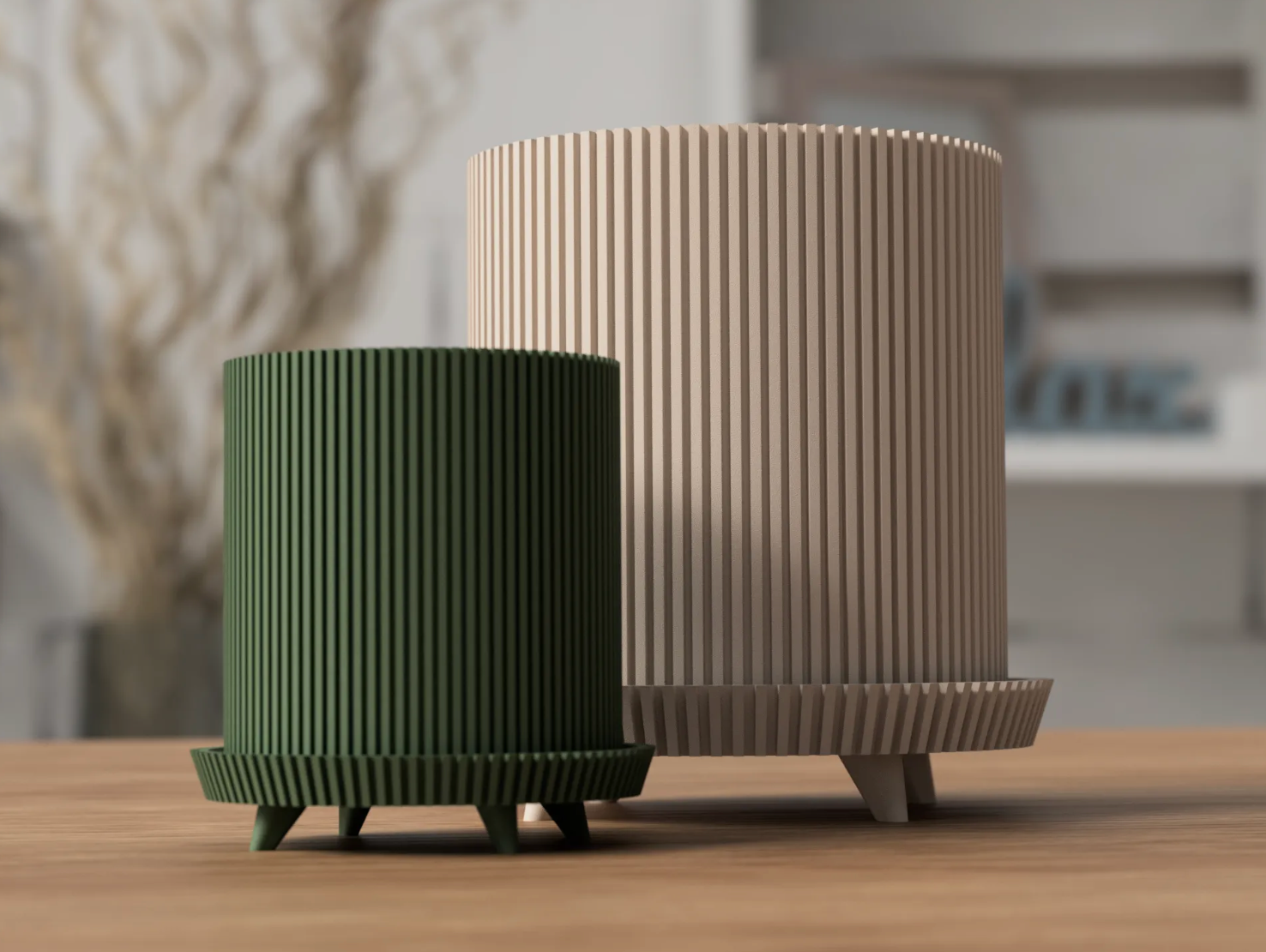 The Hudson Fluted Planter